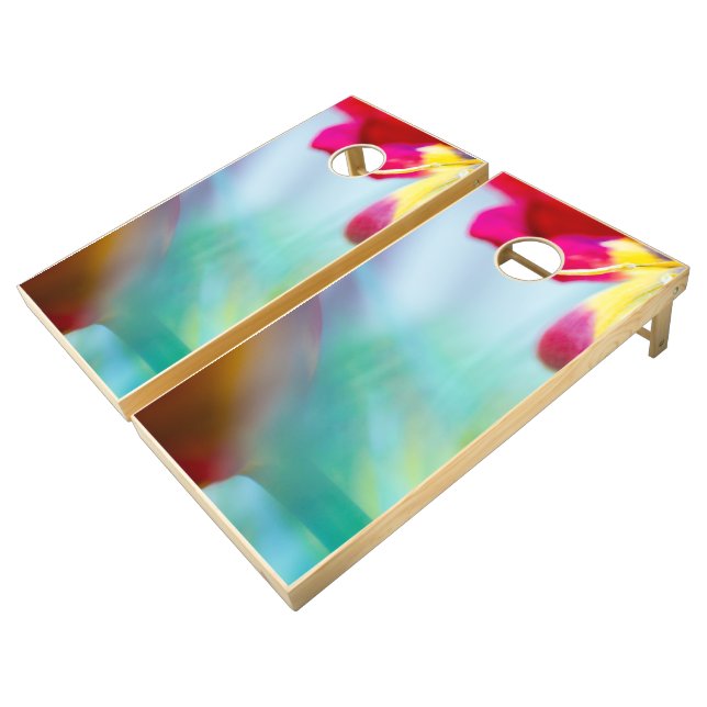 Bokeh Cornhole Set (Angled)
