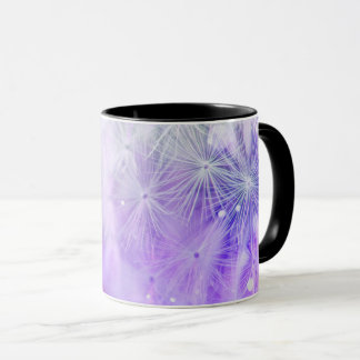 Bokeh Dandelion - Purple Mug