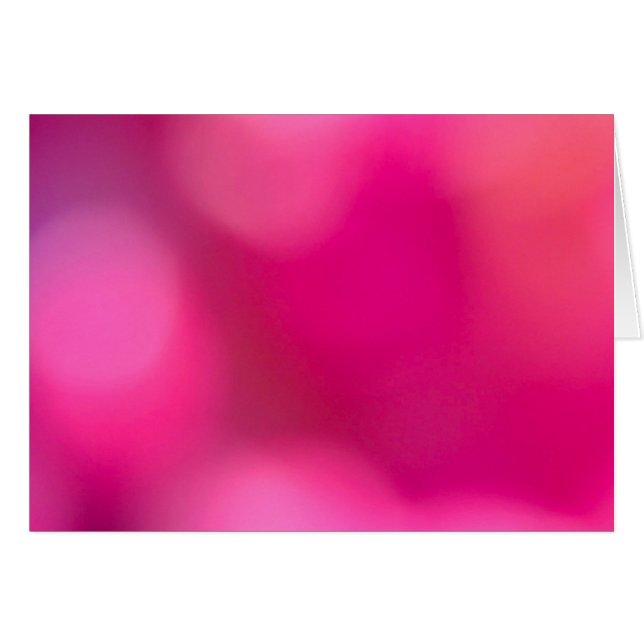 Bokeh Diffusion - Pink Cards (Front Horizontal)