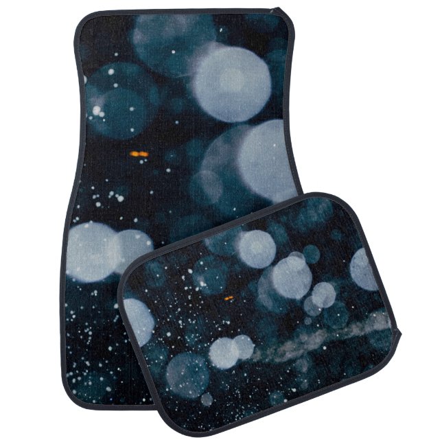Bokeh effects wallpaper car floor mat (Set)