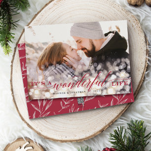 Bokeh Flare   Holiday Photo Card