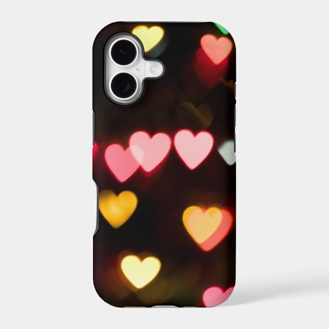 Bokeh Hearts Iphone Case (Back)
