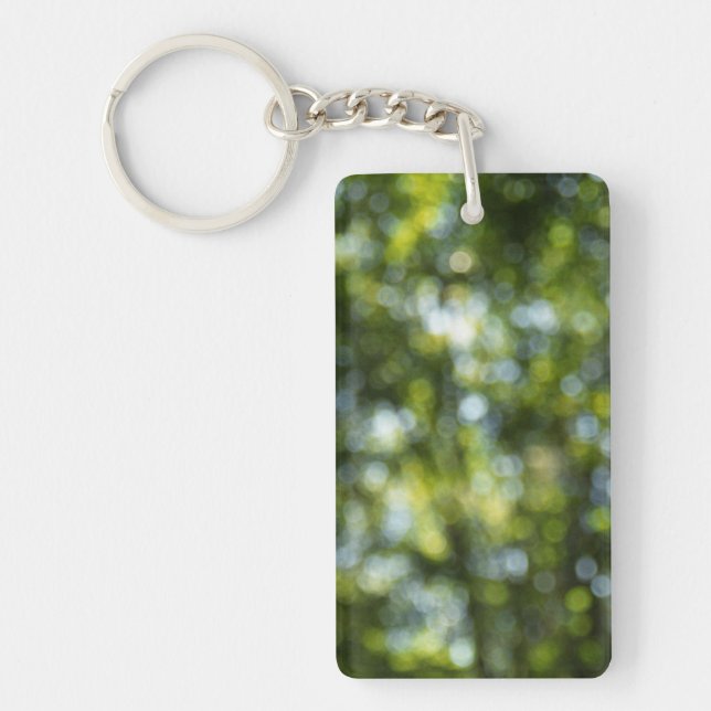 Bokeh in Spring Acrylic Keychain (Front)