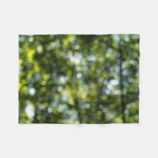 Bokeh in Spring Fleece Blanket