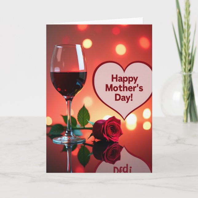 Bokeh Lights Heartfelt Card (Front)