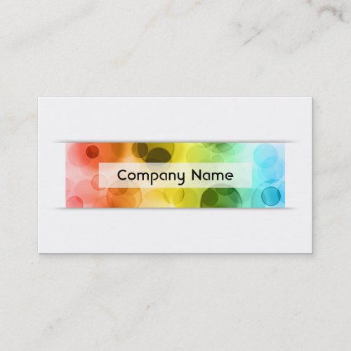 bokeh loyalty program business card templates