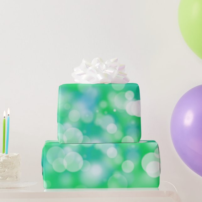 Bokeh Party Lights Wrapping Paper (Party Gifts)