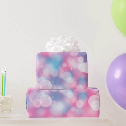 Bokeh Party Lights Wrapping Paper