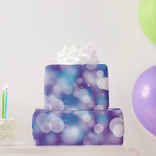 Bokeh Party Lights Wrapping Paper