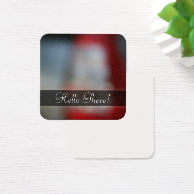 Bokeh Photo Abstract Art with Red Message Cards (Desk)
