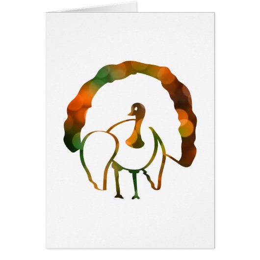 Bokeh Turkey Cards (Front)