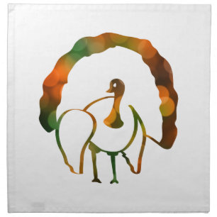 Bokeh Turkey Cloth Napkin