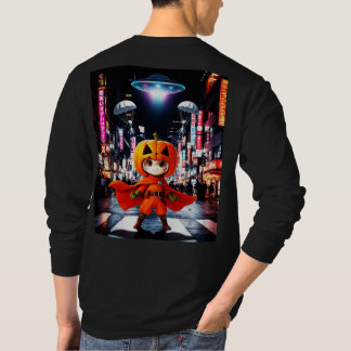 Bokuchander UFO design Long sleeves T-Shirt