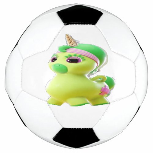 Bola de futebol Uniair verde Soccer Ball
