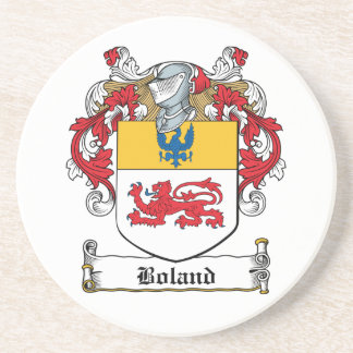 Boland Family Crest Drink Coaster