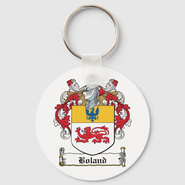 Boland Family Crest Keychain (Front)