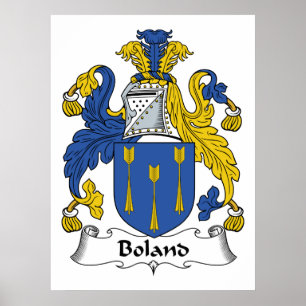 Boland Family Crest Poster