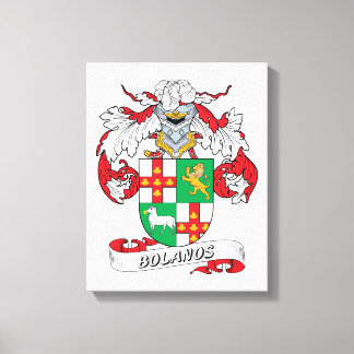 Bolanos Family Crest Canvas Print