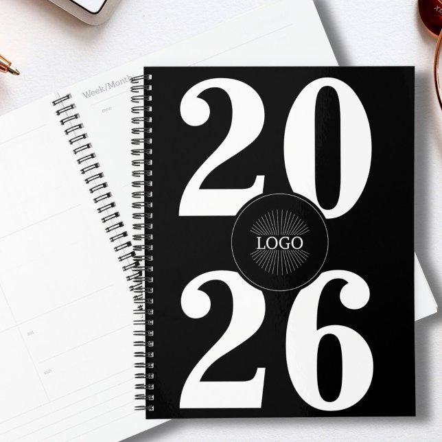 Bold 2026 Logo Black and White Planner (Creator Uploaded)
