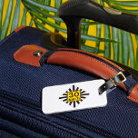 Bold 30 kmh Speed Limit Sunburst Traffic Sign Luggage Tag<br><div class="desc">Travel in style with this standout 30 km/h speed limit luggage tag. Featuring a bold sunburst design,  it adds personality to any suitcase or backpack while helping you identify your bags with ease. Ideal for frequent travelers,  car lovers,  and fans of retro design.</div>