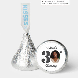 Bold 30th Birthday Party Photo Hershey®'s Kisses®