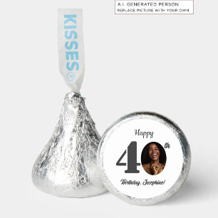 Bold 40th Birthday Party Photo Hershey®'s Kisses®