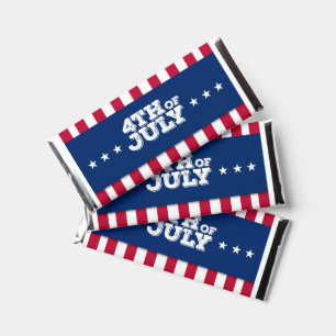 Bold 4th of July Stars & Stripes Hershey Bar Favors