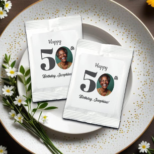 Bold 50th Birthday Party Photo Margarita Drink Mix