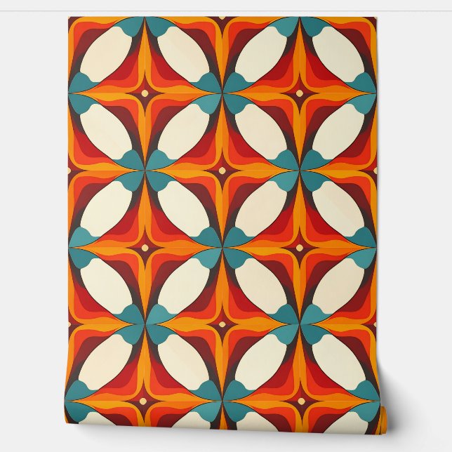 Bold 70s Shapes Wallpaper (Unrolling)