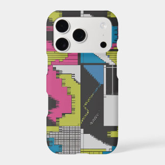 Bold 80s Abstract Geometric Pattern iPhone 17 Pro Case