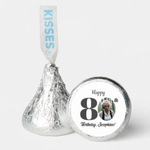 Bold 80th Birthday Party Photo Hershey®'s Kisses®