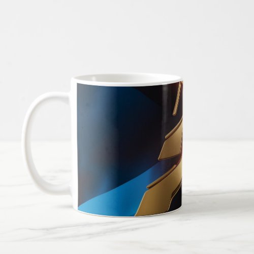 Bold A Metallic Gold Coffee Mug