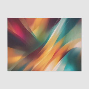Bold Abstract Brush Stroke Tissue Paper