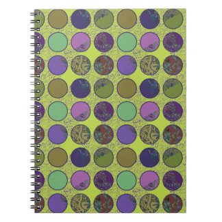 Bold Abstract Circle Tote Bag Notebook