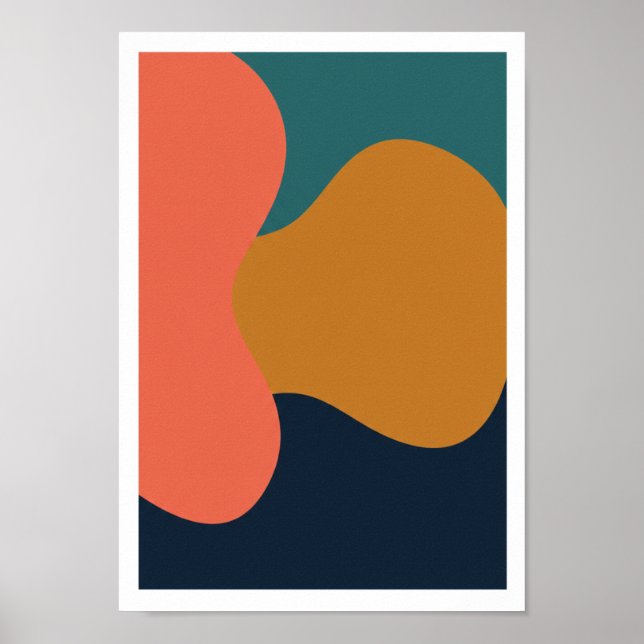 Bold Abstract Color Art Print (Front)