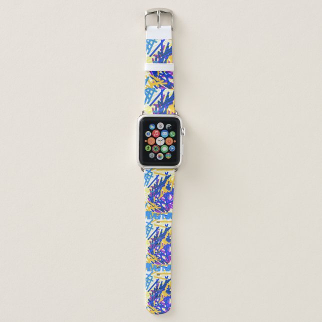 Bold Abstract Confetti  Apple Watch Band (Front)