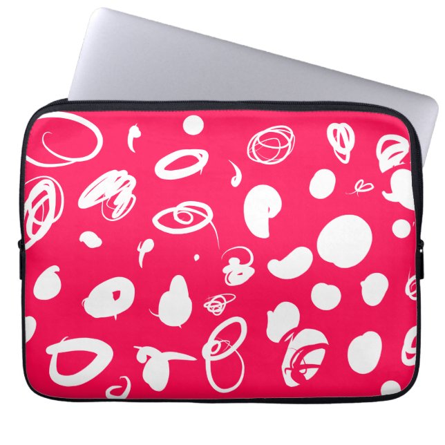 bold abstract design Electronics Bag (Front)