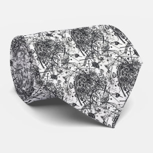Bold Abstract Kandinsky Neck Tie – Artful Flair