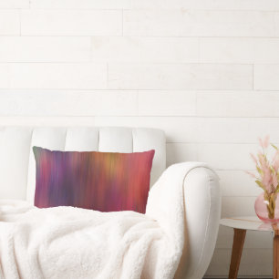 bold accent purple and magenta  artistic design lumbar pillow