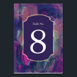 Bold Acrylic Painting Table Number<br><div class="desc">Bold Acrylic Painting Table Number</div>