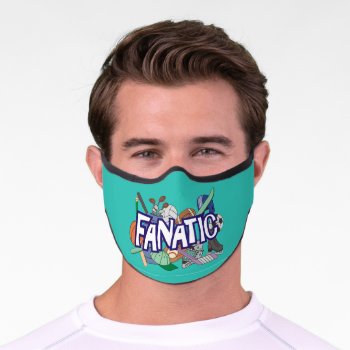 Bold Active Sports Fanatic Athletics Collage Premium Face Mask by abitaskew at Zazzle