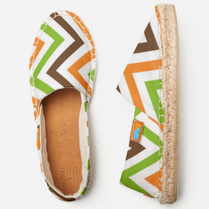 Bold African Chevron Pattern   Modern Geometric Espadrilles
