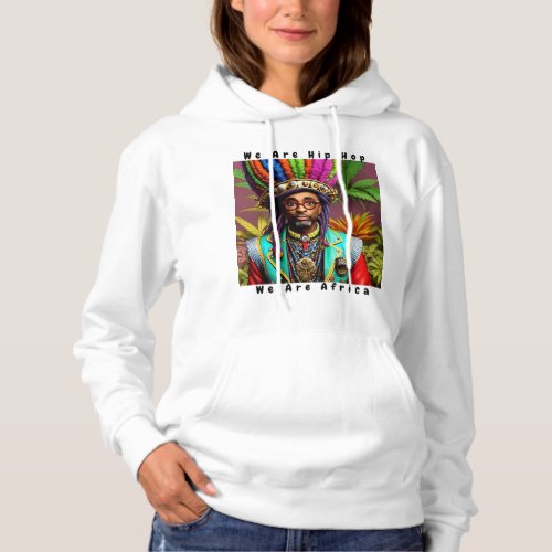 Bold African Hat Spotlight Hooded Sweatshirt