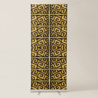 Bold African Tribal Pattern Wrapping Paper Retractable Banner