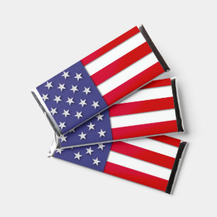 Bold American Flag Design Hershey Bar Favors