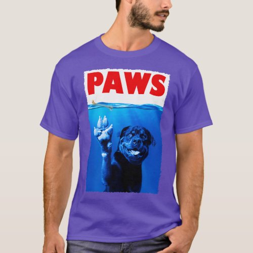 Bold and Beautiful Rottweiler PAWS Stylish Canine  T_Shirt