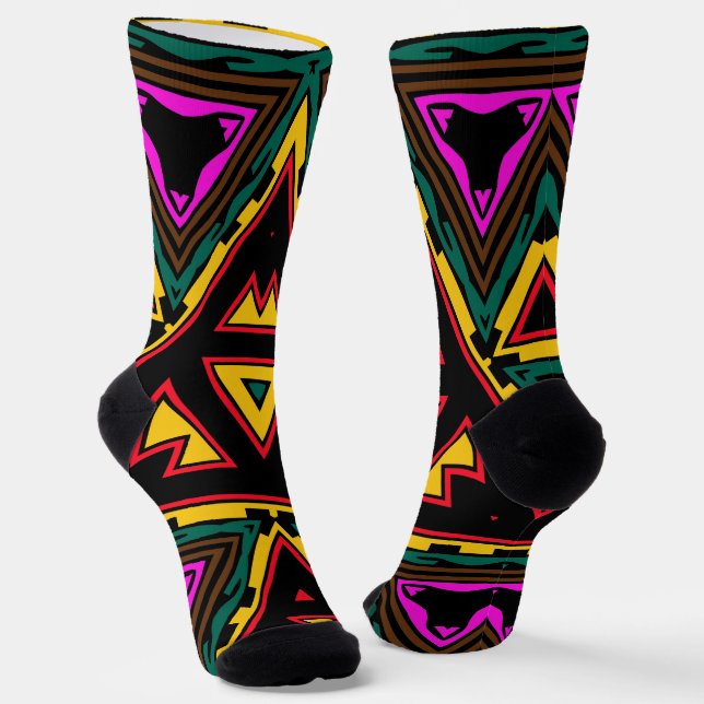 bold and beautiful socks (Angled)