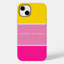 Bold and Bright Color Block Custom Name