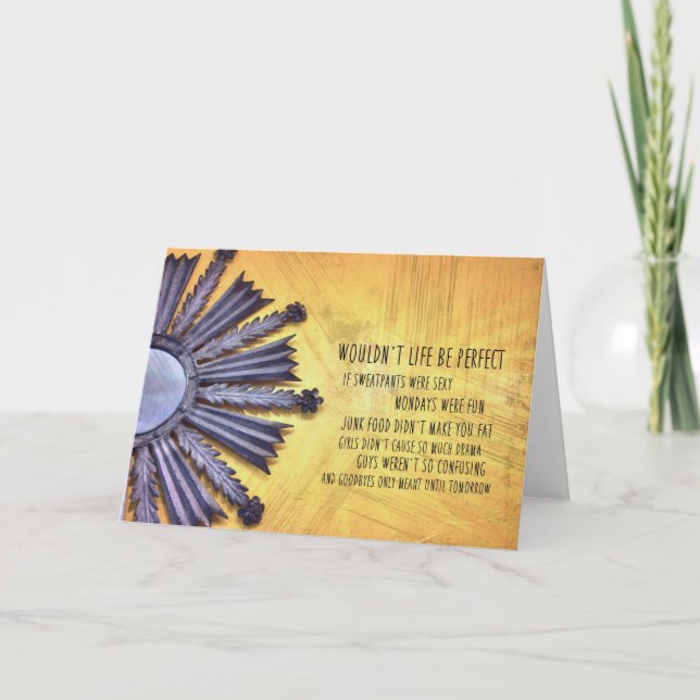 BOLD AND BRIGHT Greeting Card (Front)