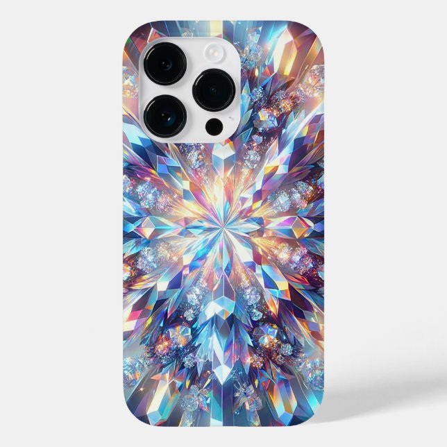 Bold and Bright Holographic Crystal  Case-Mate iPhone Case (Back)